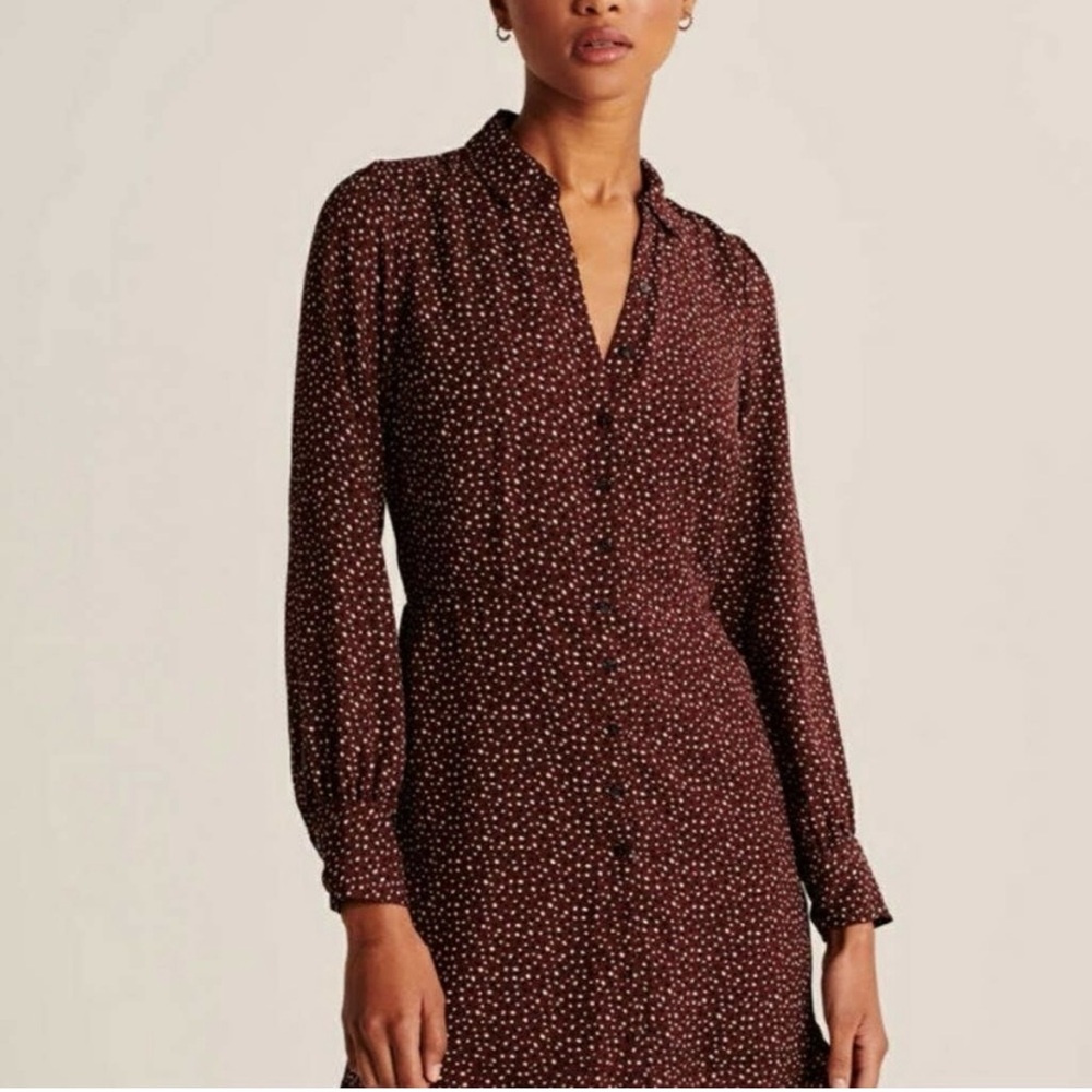 Abercrombie & Fitch Ruffle Hem Dress